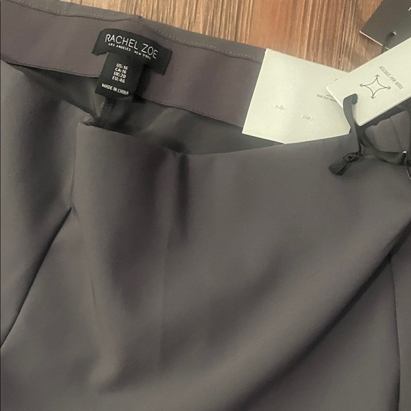 RACHEL ZOE Flare Leg Slim Up top gray pants,sz.16!NWT - Picture 3 of 7